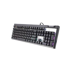 Aula F-3020 gaming πληκτρολόγιο,RGB φωτισμός,μαύρο-ασημί