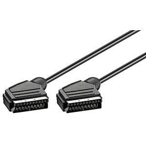 GOOBAY καλώδιο Scart 21pin σε Scart 21pin 50176, 5m, μαύρο