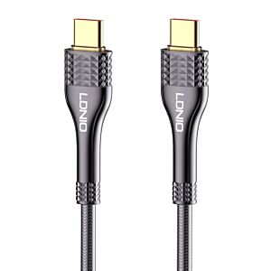 LDNIO καλώδιο USB-C σε USB-C LC651C, 65W, 1m, γκρι