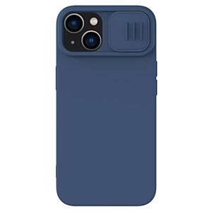 NILLKIN θήκη CamShield Silky Silicone για iPhone 15 Plus, μπλε