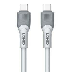 LDNIO καλώδιο USB-C σε USB-C LC601C, 100W PD, 1m, γκρι