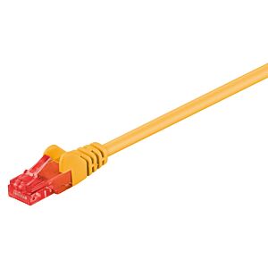 GOOBAY καλώδιο δικτύου 95590, CAT 6 U/UTP, CCA, 1.5m, κίτρινο