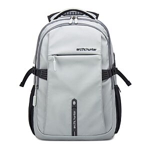 ARCTIC HUNTER τσάντα πλάτης B00388 με θήκη laptop 15.6", USB, 27L, γκρι