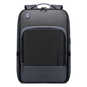 ARCTIC HUNTER τσάντα πλάτης B00403 με θήκη laptop 15.6", USB, 19L, γκρι