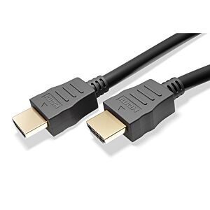 POWERTECH καλώδιο HDMI CAB-H191 με Ethernet, 4K/60Hz, 18 Gbps, 1.5m, μαύρο