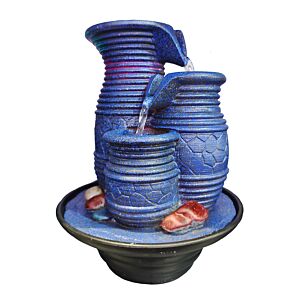 HOME USE διακοσμητικό συντριβάνι HUH-0169, φωτιζόμενο, 22x22x29cm