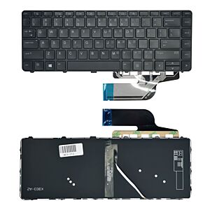 Πληκτρολόγιο για HP ProBook 640 G3/G2 KEY-113 με backlight, μαύρο