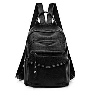 ROXXANI γυναικεία τσάντα πλάτης LBAG-0023, μαύρη