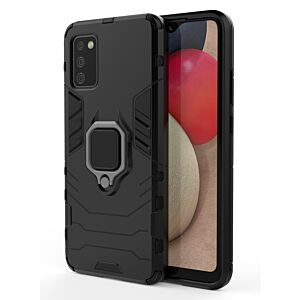 POWERTECH Θήκη Ring Armor MOB-1673 για Samsung A02s, μαύρη