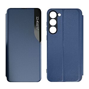 POWERTECH θήκη Smart view MOB-1916 για Samsung S23 Plus, μπλε