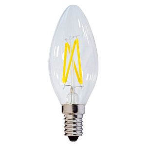 OPTONICA LED λάμπα Candle C35 Filament 1471, 4W, 4500K, E14, 400lm