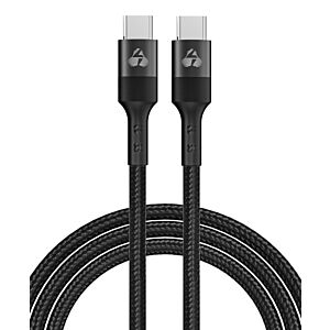 POWERTECH καλώδιο USB-C PTR-0133, PD 100W, copper, 60cm, μαύρο