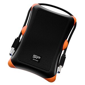 SILICON POWER εξωτερικός HDD Armor A30, 2TB, USB 3.2, μαύρος