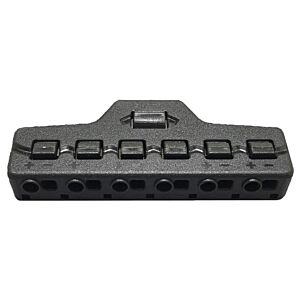 Splitter block TOOL-0095 για LED καλωδιοταινίες, 6-port, μαύρο