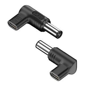 POWERTECH αντάπτορας τροφοδοσίας laptop YX-08, USB-C σε Dell 7.4x5mm, μαύρος