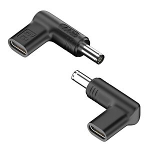 POWERTECH αντάπτορας τροφοδοσίας laptop YX-20, USB-C σε Asus 6x3.7mm, μαύρος