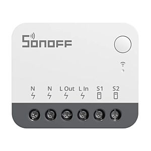 SONOFF smart διακόπτης ZBMINIR2, 1 κανάλι, ZigBee 3.0, 10A, λευκός