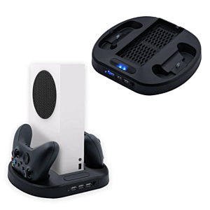 Κάθετη Βάση cooling με Φορτιστή δύο Controller για Xbox Series S (KJH-XSS-002)