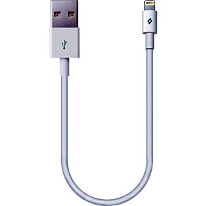 TTEC Regular USB to Lightning Cable Λευκό 0.3m (2DK7512B)