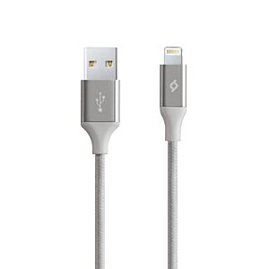 TTEC AlumiCable Braided USB to Lightning Cable Γκρι 1.20m (2DK16G)