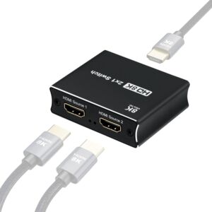 Star Tech 8K HDMI Switch 8K@60Hz 4K@120Hz (4895232015948)