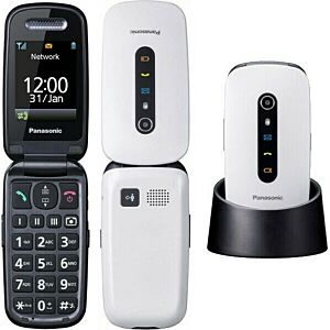 SUNSHINE SS-057 TPU hydrogel Τζαμάκι Προστασίας για Panasonic KX-TU466 Single SIM Κινητό με Μεγάλα Κουμπιά Λευκό
