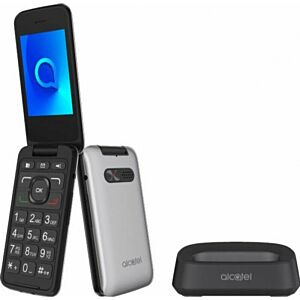 SUNSHINE SS-057R Frosted Hydrogel Τζαμάκι Προστασίας για Alcatel 3026X Single SIM Κινητό με Μεγάλα Κουμπιά (Ελληνικό Μενού) Metallic Silver