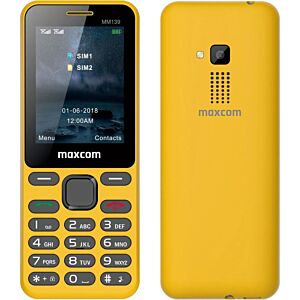 SUNSHINE SS-057 TPU hydrogel Τζαμάκι Προστασίας για MaxCom MM139 Dual SIM Κινητό με Κουμπιά Κίτρινο