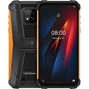 SUNSHINE SS-057 TPU hydrogel Τζαμάκι Προστασίας για Ulefone Armor 8 Dual SIM (4GB/64GB) Ανθεκτικό Smartphone Πορτοκαλί