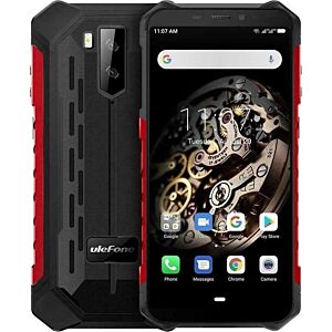 SUNSHINE SS-057 TPU hydrogel Τζαμάκι Προστασίας για Ulefone Armor X9 Dual SIM (3GB/32GB) Ανθεκτικό Smartphone Κόκκινο
