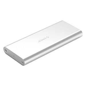 ORICO θήκη για Μ.2 B key SSD M2G-U3, USB 3.0, 5Gbps, 2TB, ασημί