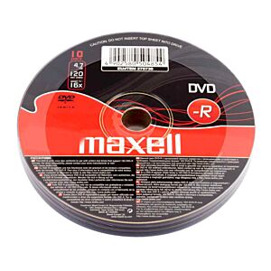 MAXELL DVD-R 4.7GB/120min, 16x speed, spindle pack 10τμχ