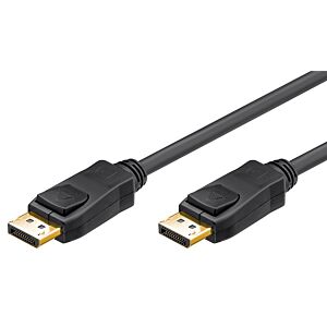 GOOBAY καλώδιο DisplayPort 1.2 49959, gold-plated, 4K, 3D, 2m, μαύρο