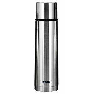 BRUNO θερμός BRN-0069, με καπάκι-κύπελλο, anti-slip, 1000ml, ασημί