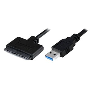POWERTECH καλώδιο USB 3.0 σε SATA CAB-U032, copper, 0.20m, μαύρο