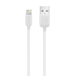 USAMS καλώδιο Lightning σε USB US-SJ097, 2.1A, 1m, λευκό