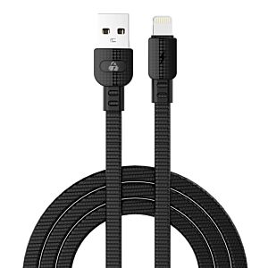 POWERTECH καλώδιο USB σε Lightning armor PTR-0099, 15W 3A, 1m, μαύρο