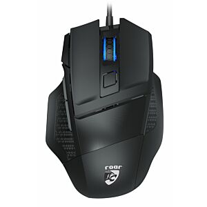 ROAR ενσύρματο gaming ποντίκι RR-0011, oπτικό, 4800DPI, 7 πλήκτρα, μαύρο