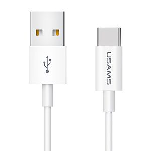 USAMS καλώδιο USB-C σε USB US-SJ285, 2A, 1m, λευκό
