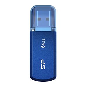SILICON POWER USB Flash Drive Helios 202, 64GB, USB 3.2, μπλε