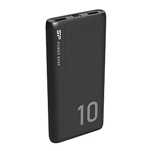 SILICON POWER power bank GP15, 10000mAh, 2x USB output, 2.1A, μαύρο