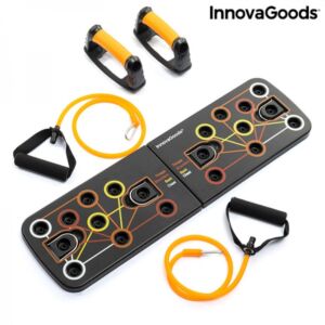 InnovaGoods Σετ Γυμναστικής Σανίδα Push Ups με Λάστιχα Αντίστασης & Οδηγό Ασκήσεων
