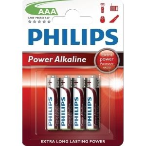 Philips lr03 AAAx4 alkaline