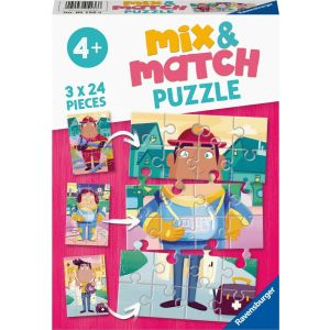 Παιδικό Puzzle Mix & Match Αγαπημένα Επαγγέλματα 72pcs για 4+ Ετών