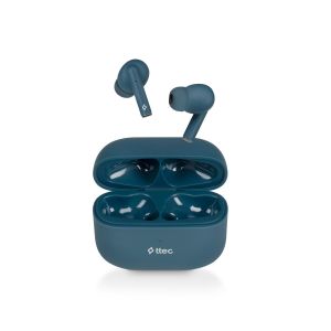 TTEC In-ear Bluetooth Handsfree Headphone Sweat Resistant and Charging Case Turquoise