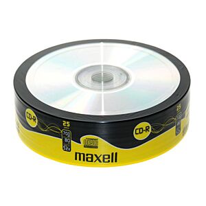 MAXELL CD-R 624035-40, 700ΜΒ, 80min, 52x speed, spindle pack 25τμχ