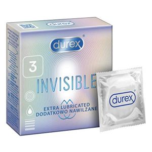 Durex Invisible Extra Thin Extra Lubricated 3 Pack