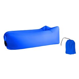 Φουσκωτό στρώμα lazy bag TMV-0028 με τσάντα μεταφοράς, 230x70cm, μπλε
