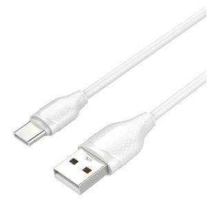 LDNIO καλώδιο USB-C σε USB LS371, 10.5W, 1m, λευκό