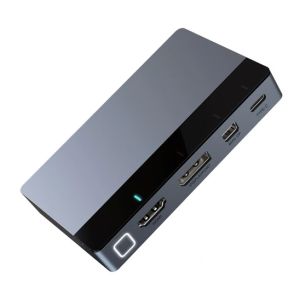 CABLETIME switch multi-port σε HDMI CT-PS41-GB1, 4 σε 1, 4K/60Hz, γκρι
